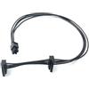 ZAHARA Cavo sata di Alimentazione SATA per Lenovo ThinkStation P720 30BA 30BB P620 30E0 30E1 P520 30BE 30BF 30BQ Stadia GGP120 30DC SATA 00XL268 5C10U58485 SATA Power Supply Cable (4P to 2)