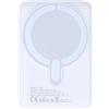 LA CASA DE LAS CARCASAS Power Bank 10000 mAh Powerbank Magnetico 15 W Ricarica Rapida Batteria Magsafe iPhone Magnetica Compatibile iPhone 12 13 14 15 16 17 (Bianco)