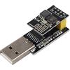 HALJIA - Scheda di sviluppo da USB a modulo WiFi seriale ESP8266 + adattatore ESP-01