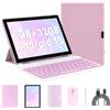 ATOZEE Tablet da 10 pollici con tastiera 2 in 1 Android 14 Include custodia mouse penna stilo Batteria da 6000 mAh 8 GB+64 GB/1024 GB Espandibile Tablet da 10,1, doppia fotocamera, tablet WiFi Bluetooth PC
