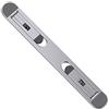 N+B Mini supporto per laptop in metallo per scrivania, supporto per computer portatile, supporto per laptop pieghevole dal design ergonomico, per laptop multi-size (argento)