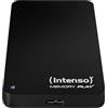 Intenso 6021480 Memory Play Portable Hard Drive 2TB - Hard Drive portatile esterno - 2,5 pollici, 5400 giri/min, 8 MB di cache, USB 3 con supporto TV, colore: Nero