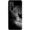 Mixroom - Cover Custodia Back case In TPU Silicone Morbido Per XIAOMI Mi Note 10 Lite Fantasia Gatto Occhi Azzurri M569