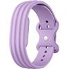 GIOPUEY Cinturini Compatibile con Google Fitbit Air, Morbido Silicone Cinturino [Resistente all'Usura] [Traspirante] - Purple-A