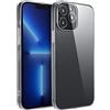 doupi UltraSlim AllClear Custodia per iPhone 13 PRO Max (6,7 Pollici), TPU Silikon Satinato fine Piuma Facile Mat Semi Trasparente Cover, Trasparente