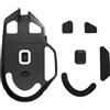 kwmobile Set Piedini di Ricambio per Mouse Compatibile con Razer Basilisk V3 X HyperSpeed Mouse - Gommini nero - per Maggiore Controllo e Scorrevolezza