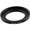 uxcell Sostituzione 34 millimetri-46 millimetri fotocamera metallo filtro step Up anello adattatore