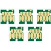 AWGSRZIU T6193 T619300 Chip di manutenzione compatibile con i serbatoi di inchiostro di scarto per T3000 T3200 T5200 T7200 T3270 T5270 T7270 F6000 F6070 P10000(5 Pcs)