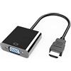 BHW Adattatore da HDMI a VGA, placcato oro, da maschio a femmina, per desktop, laptop, PC, proiettore, monitor, HDTV/Chromebook/Roku/Raspberry Pi/PS5/PS4 e altri