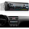 CAMECHO Autoradio 1 Din, FM Bluetooth Radio con Scheda 32G TF, Vivavoce, Retroilluminazione, 2 USB AUX-in, 4 * 45W, 10V-14.4V, Nero