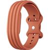 GIOPUEY Cinturini Compatibile con Google Fitbit Air, Morbido Silicone Cinturino [Resistente all'Usura] [Traspirante] - Brown