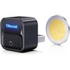 OTTOCAST Mini Core Adattatore Wireless 2 in 1 per CarPlay e Android Auto, Dongle Compatto con Wi-Fi 6 e Bluetooth 5.4, Pulsante Smart Switch, Connessione Automatica