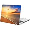 FFBOFFC Cover Compatibile con 2026-2021 Macbook Pro 16 pollici M1 M2 M3 M4 Max A2485 A2780 A2991 A3186 A3403, Custodia Rigido Protettivo con Macbook Pro 16, Tramonto Arancione