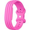 GIOPUEY Cinturini Compatibile con Google Fitbit Air, Morbido Silicone Cinturino [Resistente all'Usura] [Traspirante] - Pink-A