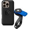 Quad Lock Out Front Bike Phone Holder Kit con iPhone 16 Pro MAG Phone Case
