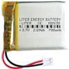 Liter energy battery Batteria 102530 LiPo 3.7V 700mAh 2.59Wh Ricaricabile Connettore PH2.0 (JST-PHR-02) Tipo B Litio: Assicurarsi che la polarità del dispositivo corrisponda 32x25x10mm (PH2|700mAh|102530)