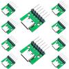 PENGLIN 10PCS Connettore femmina di tipo C a connettore Dip con scheda PCB di prova con 6 pin, USB 3.1 tipo C a 6P Dip Converter Adattatore