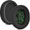 defean Paraorecchie in tessuto di ricambio compatibile con SteelSeries Arctis 3 / Arctis 5 / Arctis 7 Arctis 9 / Arctis 1 / SteelSeries Arctis pro Lossless Cuffie da gioco wireless (nero), colore: Verde