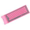 Zymoplas Tastiera senza fili compatibile con Bluetooth Tastiere portatili avvolgibili Tastiere Tastiera flessibile flessibile in silicone per interni