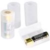 Diyeeni Custodia Adattatore per batterie da 4 a Una Batteria da AA a C, contenitori per batterie, adattatori per batterie di Dimensioni C Convertitore, Trasparente (4 Pezzi)