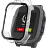 SeNool Custodia Compatibile con XPLORA X5 Play, PC Cover Rigida con Vetro Temperato Protezione di Schermo, [Durezza 9H] Case per XPLORA X5 Play - Trasparente