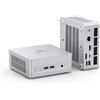 MINISFORUM Mini PC UM870 Slim, CPU AMD Ryzen 7 8745H 8C/16T fino a 4,9 GHz/AMD Radeon 780M, 32 GB DDR5 fino a 96 GB/1 TB PCIe4.0 SSD, HDMI/USB4/DP, 2,5 G RJ45, WiFi6e, BT5.3, USB3.2, USB2.0