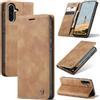 Azororo Cover per Samsung Galaxy A24 5G/4G, Premium PU Pelle Custodia, Magnetica Carta Fessura Portafoglio Case, Flip Cavalletto Custodia per Samsung Galaxy A24- Marrone