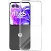 GIOPUEY Cover Compatibile con Motorola RAZR 70 Ultra, Alta Trasparenza Custodia, Materiale PC Rigido Case，Nessun Ingiallimento, Nessuno Sbiadimento - Transparent