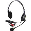SYH&AQYE SY440MV Auricolare con Microfono, Eliminazione del Rumore Ultra Comfort 3.5mm//Cuffia Cablata USB per Telefono Cellulare, Cuffie Cablate sopra L'orecchio per PC Laptop Home Office(3,5 mm)