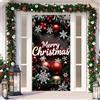 YJSZY Copri Porta Natalizio,Decorazioni Natalizie Per Porta,Copertura Divertente Babbo,Decori Natalizi Appendere Ingresso Banner,Copriporta Natalizio Per Casa,90 X 210 Cm Door Cover con Elastico (Color 10)