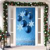 YJSZY Copri Porta Natalizio,Decorazioni Natalizie per Porta Copertura,Fuori Porta Natalizio Copriporta,Natalizia Grande Striscione di Babbo Natale Addobbi Banner Decorazione,90 X 210 Cm (Color 9)