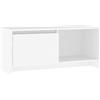 vidaXL Mobile Porta TV Bianco 90x35x40 cm in Legno Multistrato