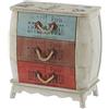 Mendler Como cassettiera Shabby Vintage Legno Stile Spagnolo Modello Leiria 36x70x75cm