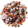 YOUNGSAY 800g Pietre Decorative, 8-12mm Colorati Sassolini Decorativi per Vasi, Naturali Irregolari Sassolini per Acquario, Giardino e Piante in Vaso Decorazione