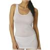 VAJOLET BY SELINA Canotta Donna VAJOLET SL5131 Filo di Scozia, Bianco, 4