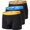 NIKE Trunk 3Pk Color Blk Uni Gld/Lig Phto Blu/Olv, Small EZ1 - Blk Uni Gld Lig PHTO Blu Olv Small