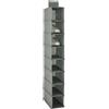 Amazon Basics Scarpiera da appendere a 8 ripiani, armadio, Gris Oscuro, 29,2 x 14 x 104,1 cm