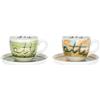 THUN - Set 2 tazze colazione con piattino, Vogliadi - Porcellana - info in arrivo