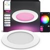 Philips Hue Slim Downlight, Plafoniera LED Da Incasso, 1500 lm, 170 mm, Sottile, Luce Diurna 1.000 K-20.000 K, Regolazione Ultrabassa, Colore Preciso, Illuminazione Intelligente, Bianco, 1 Pezzo