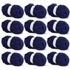 HOMBYS Filato di ciniglia grossa blu navy, per uncinetto, spesso e soffice, super voluminoso, per lavori a maglia a mano, filato morbido e soffice, confezione da 12 pezzi (30 m, 226,8 g ogni matassa)