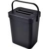Homéa, Pattumiera Compost agganciabile in plastica, 3 l, 16 x 12 x 20 cm, colore: antracite