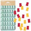 ScrapCooking 6733 - Stampo in silicone per pasticceria, orsacchiotti, adatto per forno e congelatore, stampo per pasticceria, torta per bambini, utensile morbido, verde acqua, 6733