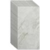 GHIBFBT Adesivi per piastrelle, autoadesivi, impermeabili, 60 cm x 30 cm, rivestimento per pavimenti in PVC, effetto marmo 3D, 10 pezzi (bianco)