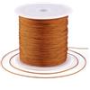 Craftdady- Cordoncino in nylon intrecciato per perline da 0,5 mm, per nodi cinesi, macramè, braccialetti fai da te, collane e gioielli, da 137 metri, colore: cioccolato