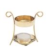 NKlaus bruciatore d'incenso con tealight ottone regalo fatto a mano 2939
