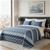 Dorian Home Trapunta Estiva Letto Singolo 100% Puro Cotone Certificato Sambuco Nocciola