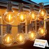 LONIUTO Catena Luminosa Esterno 15M,LED Catena Luminosa con 25+2 Luci G40, 2700K Bianco Caldo, IP45 Per Giardino, Terrazza e Feste