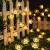 KATELUO 3M 30 LED Lucine da Esterno Giardino Ape, Catena Luminosa a Forma di Ape, Luci LED a Batteria Api, Catena Luminosa per Api per Recinzioni, Prati, Patio, Festoni, Giardini