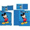 anemone Parure da letto Topolino in microfibra, copripiumino Topolino 140 x 200 cm + federa 63 x 63 cm (Mickey B)