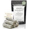 MAMAMI 6 Smudge di Salvia Bianca Naturale + Guida al Rituale Inclusa | Fumigazione per Purificazione Energetica, Meditazione, Yoga e Benessere | Raccolta Sostenibile | (6 Salvia Bianca)